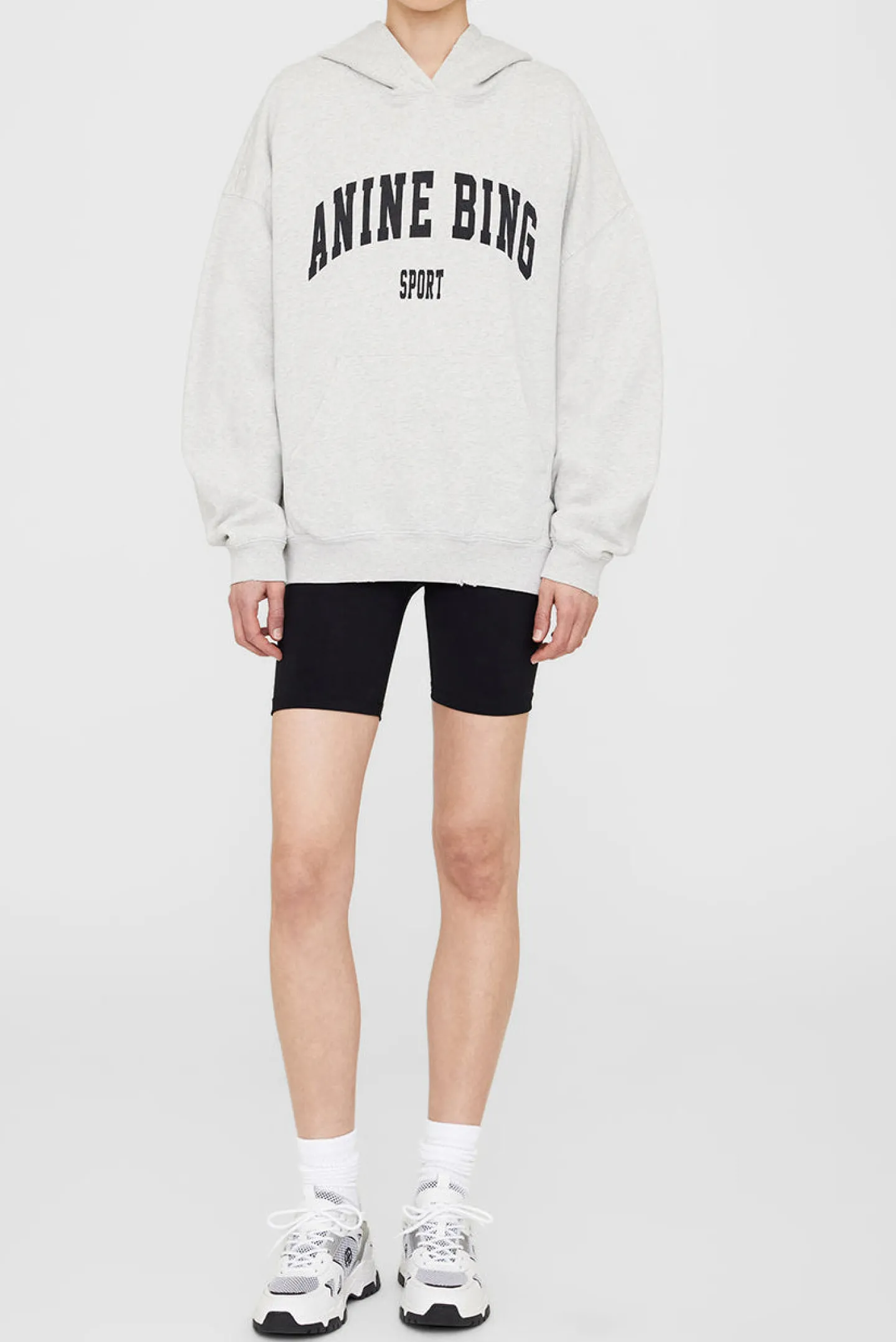 hoodie_harvey_in_heather__1.webp Anine Bing Hoodies & Sweatshirts<Hoodie Harvey in Heather Grey