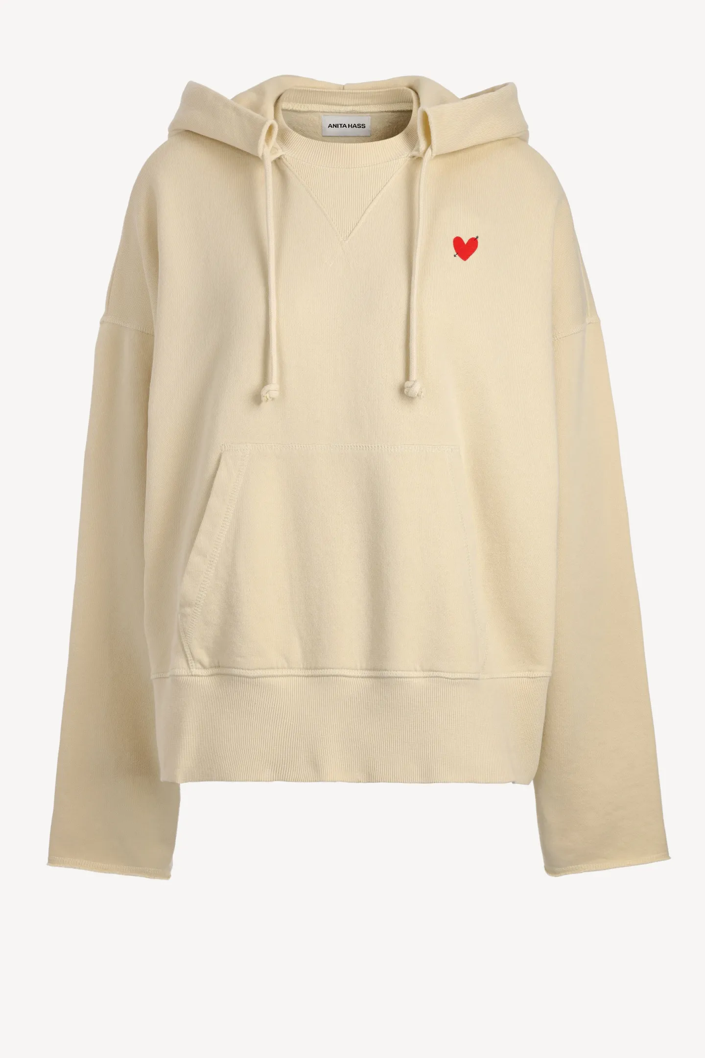 hoodie_open_seam_in_bleac_0.webp Anita Hass Hoodies & Sweatshirts<Hoodie Open Seam in Bleached Sand