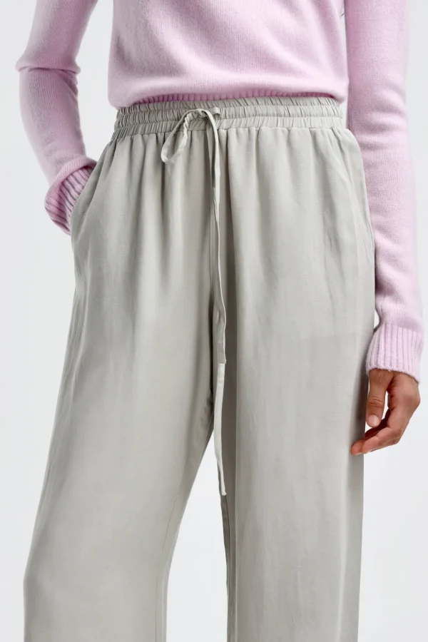 Ladneri Hosen & Jumpsuits<Hose Chambord Soft Linen in Sage