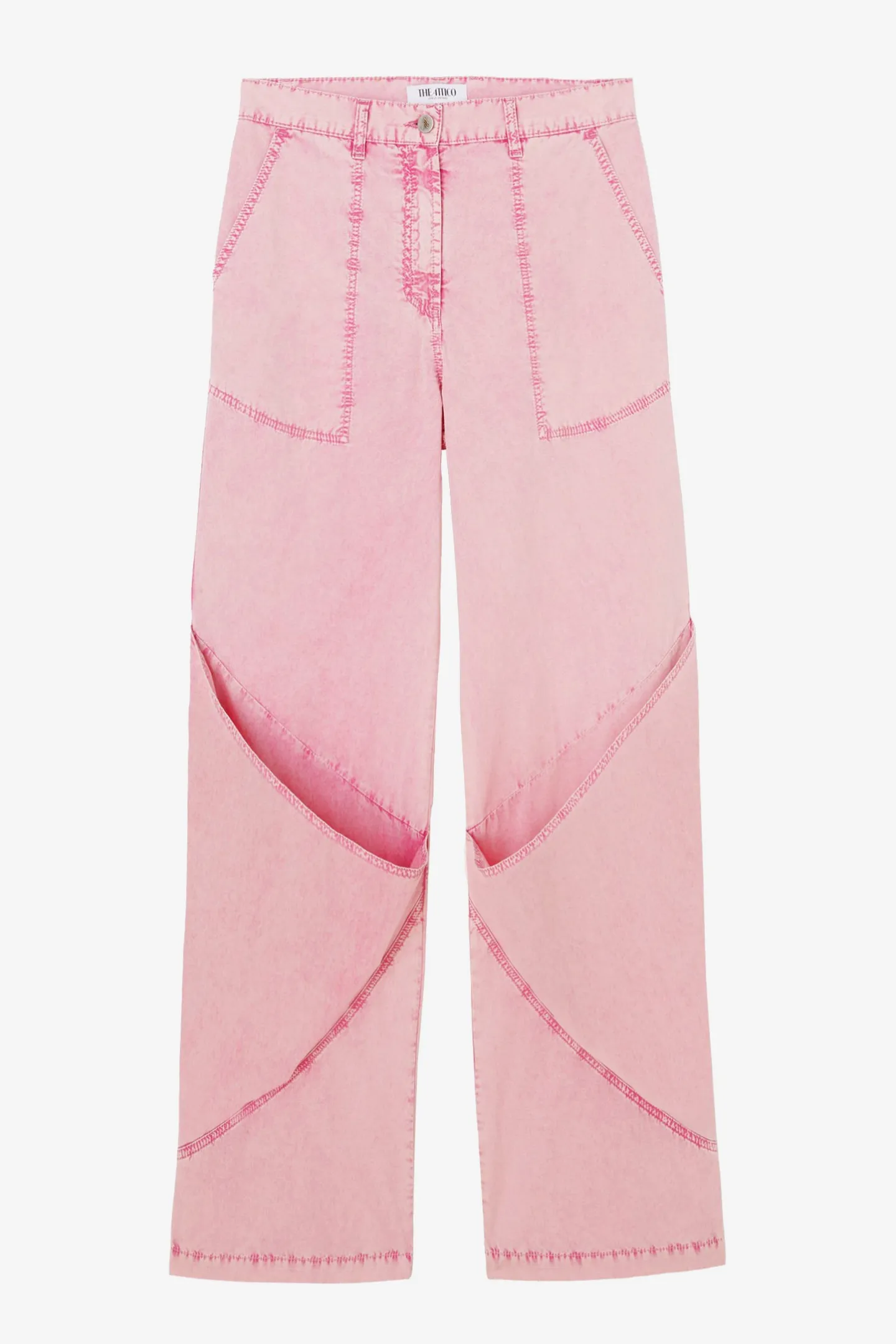 hose_in_pink_washed_0.webp The Attico Hosen & Jumpsuits<Hose in Pink Washed