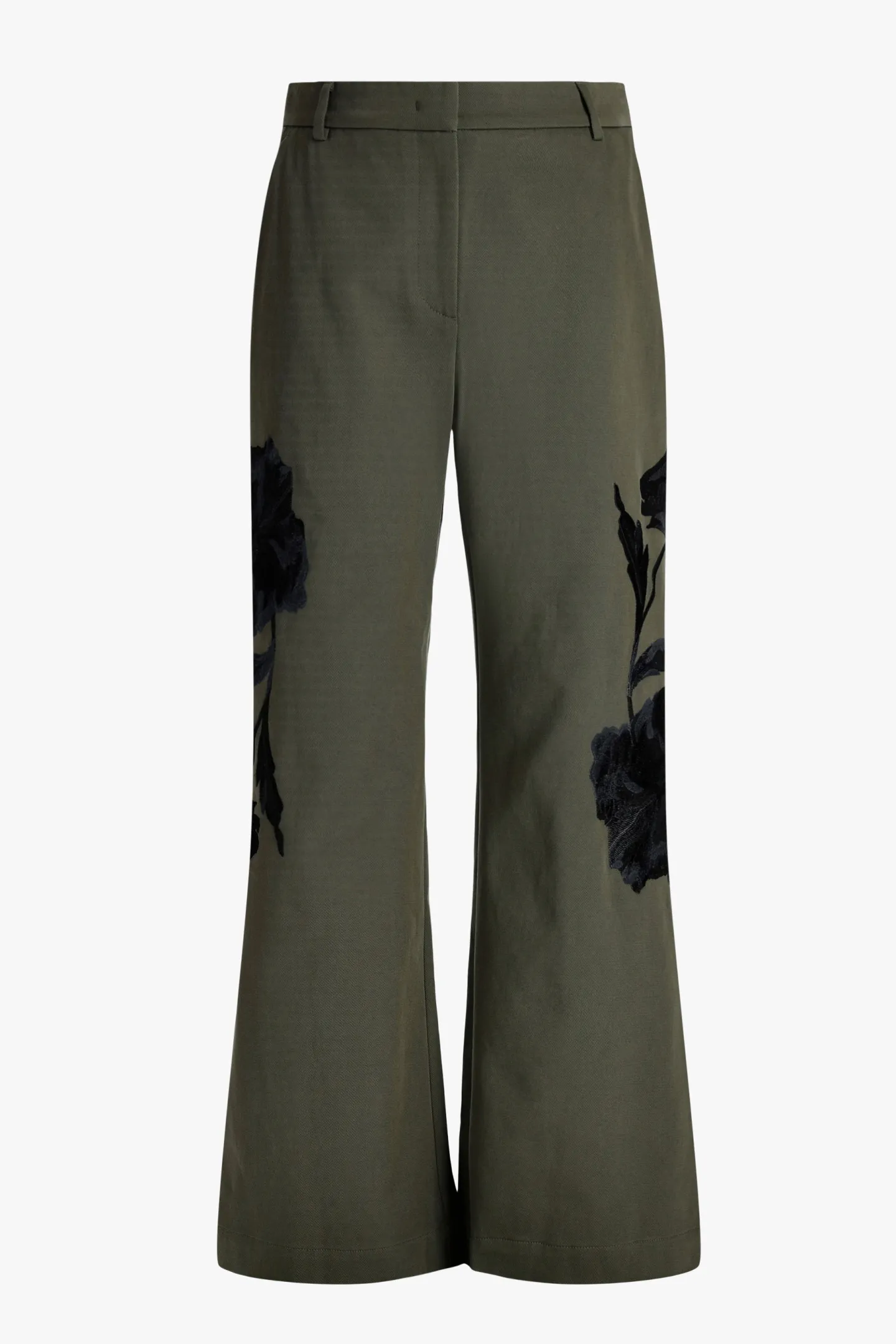 hose_janis_in_camouflage__0.webp La Double J Hosen & Jumpsuits<Hose Janis in Camouflage Green