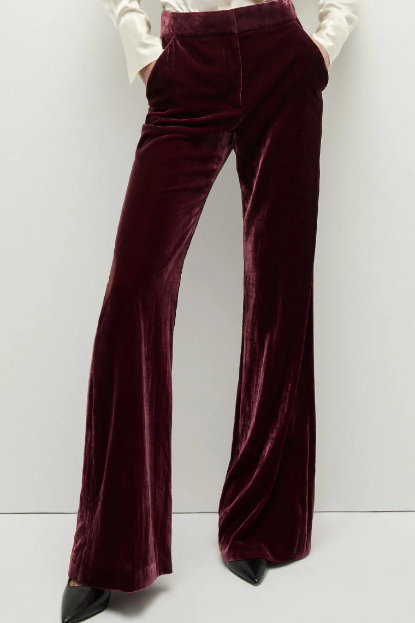 hose_lebone_in_wine_1.webp Veronica Beard Hosen & Jumpsuits<Hose Lebone in Wine