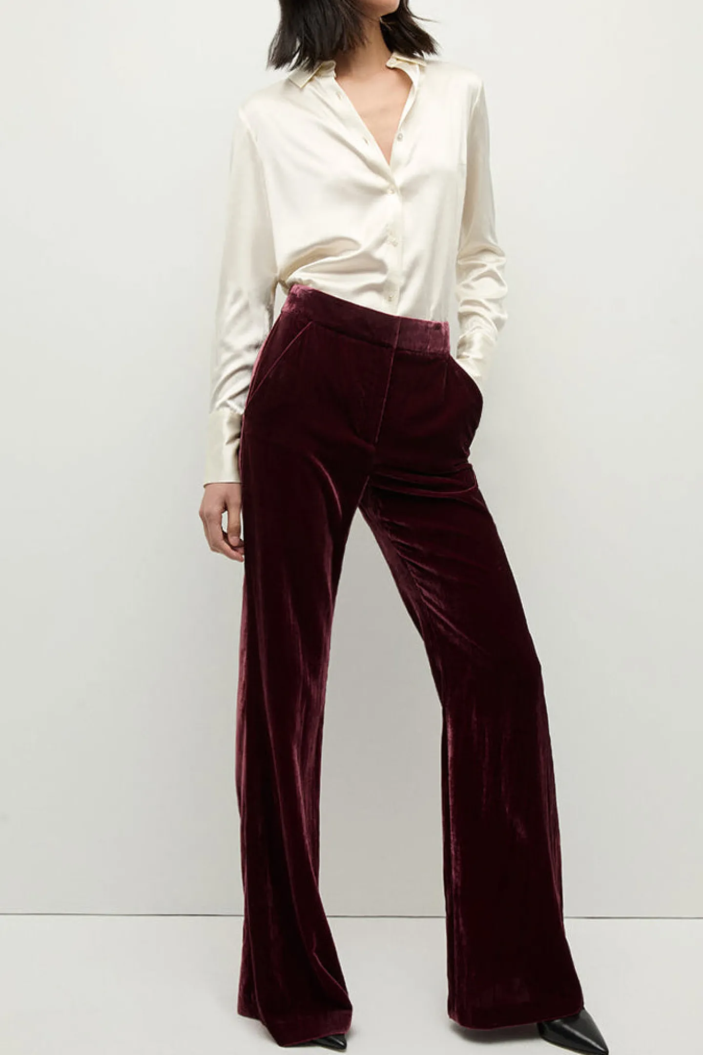 hose_lebone_in_wine_2.webp Veronica Beard Hosen & Jumpsuits<Hose Lebone in Wine