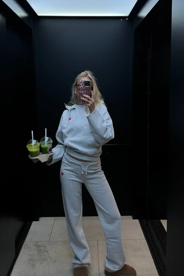 Anita Hass Hosen & Jumpsuits<Hose Open Seam in Melange Grey