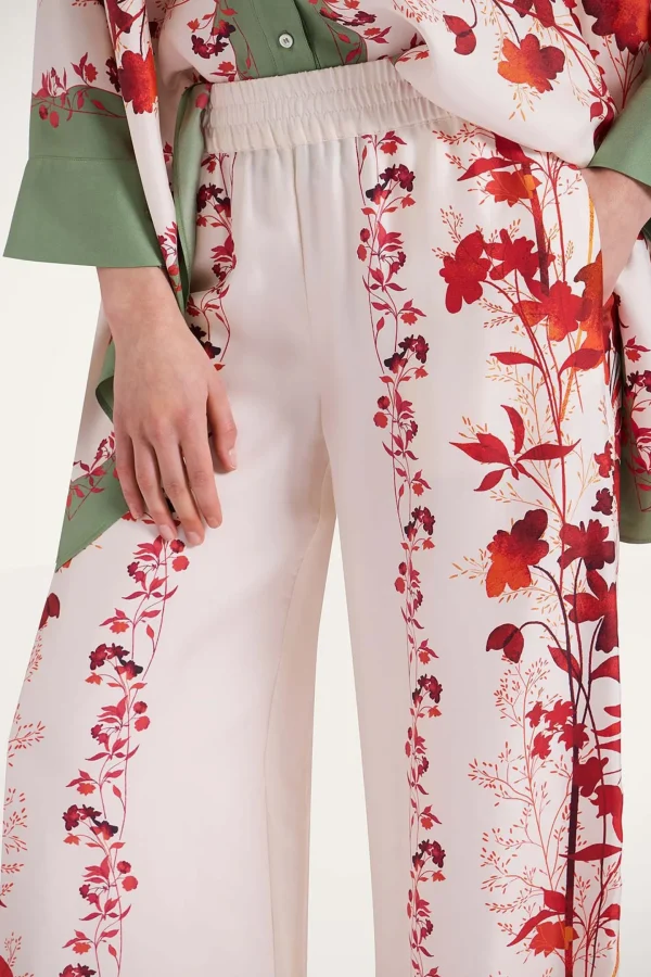 La Double J Hosen & Jumpsuits<Hose Palazzo in Camouflage