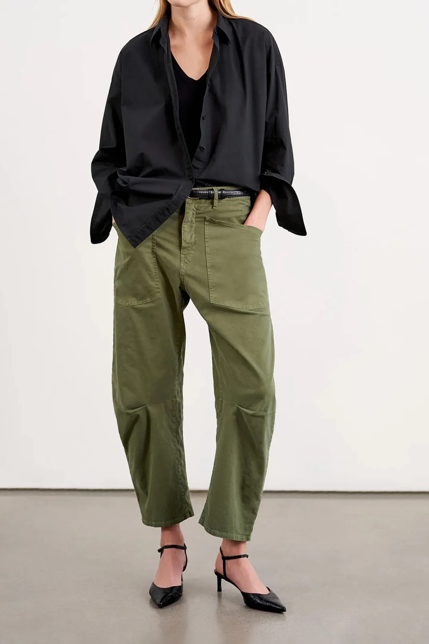 hose_shon_in_camo_1.webp Nili Lotan Hosen & Jumpsuits<Hose Shon in Camo