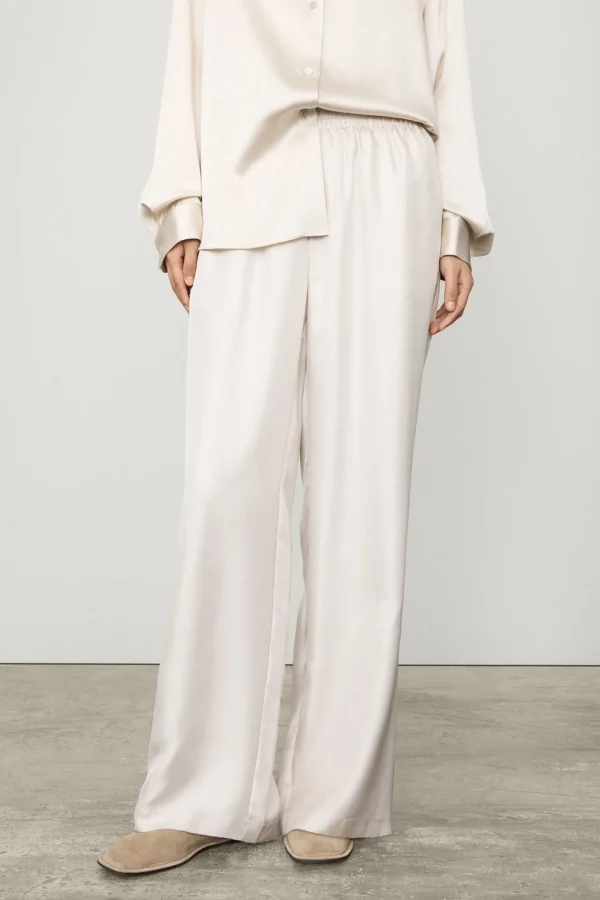 Lisa Yang Hosen & Jumpsuits<Hose Wide Leg in Champagne
