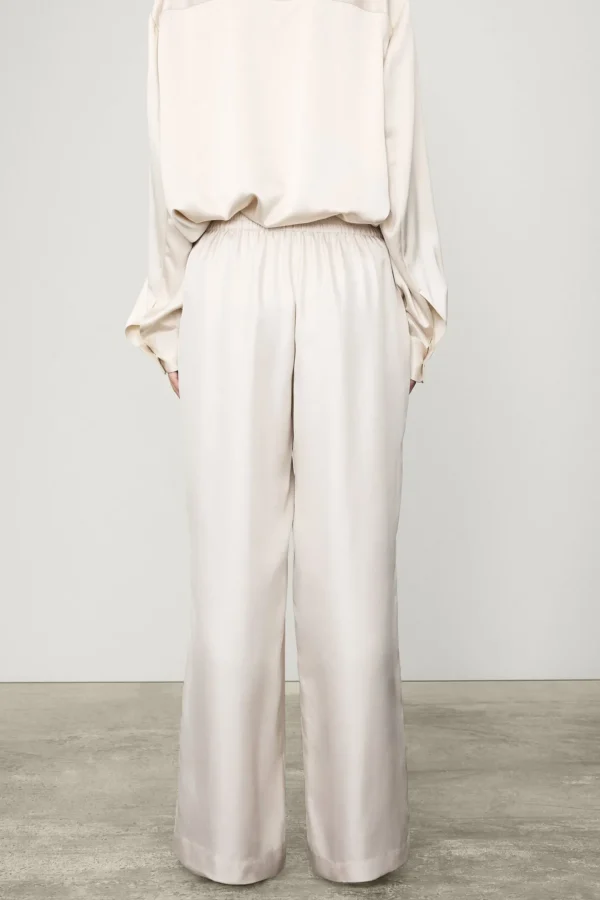 Lisa Yang Hosen & Jumpsuits<Hose Wide Leg in Champagne