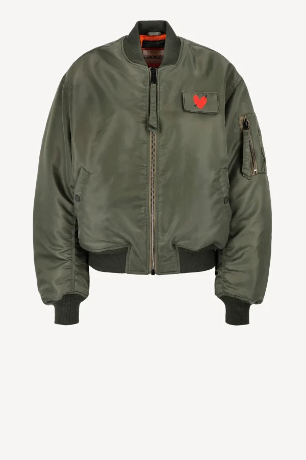 Schott x Anita Hass Jacken & Westen<Jacke Airforce 90s 'Heart' in Army