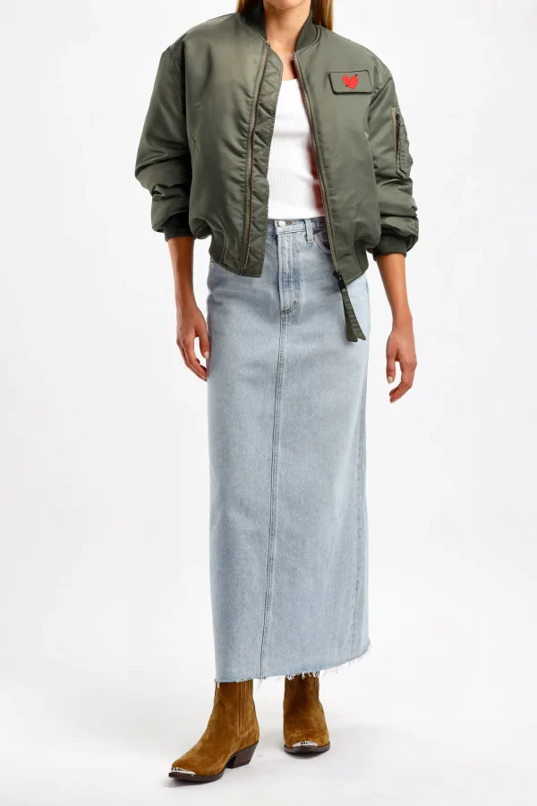 Schott x Anita Hass Jacken & Westen<Jacke Airforce 90s 'Heart' in Army