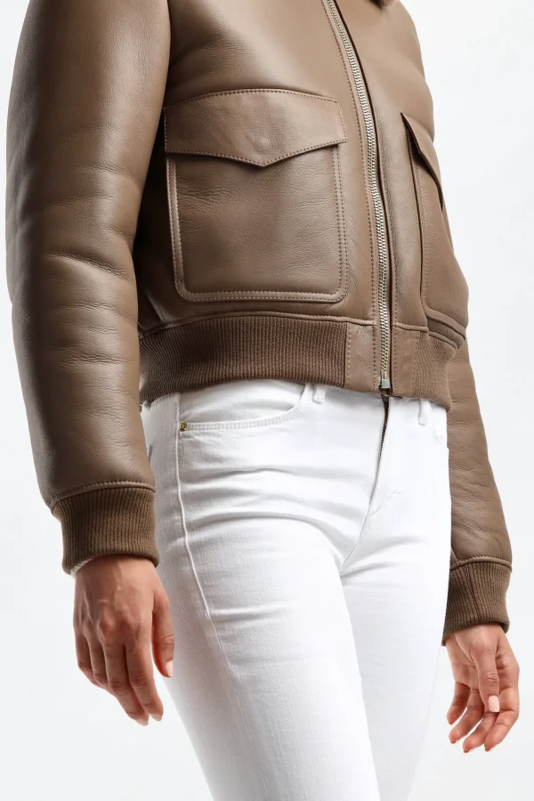 Jadia Jacken & Westen<Jacke Cara in Chestnut