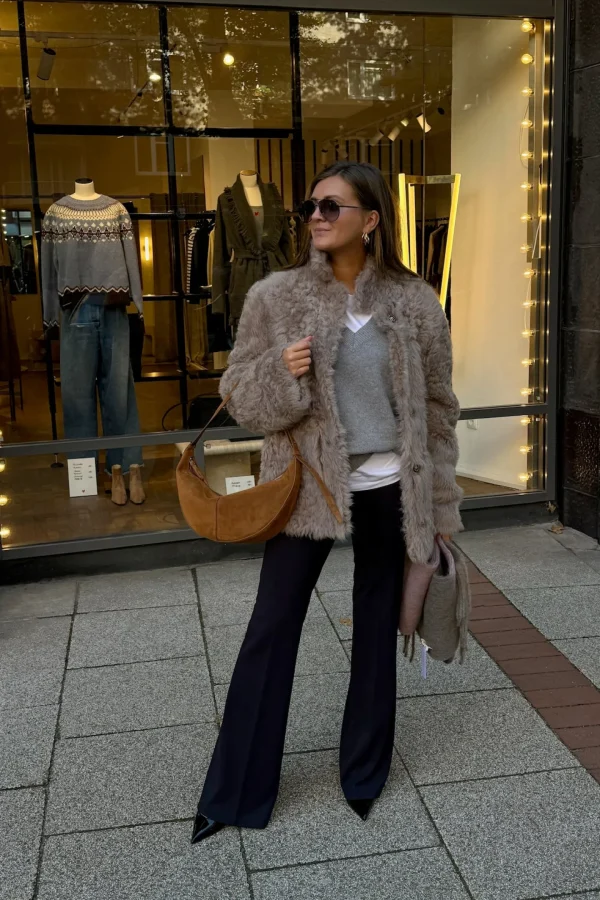 Jadia Jacken & Westen<Jacke Cleo Reversible in Macchiato