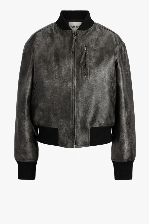 Marant Etoile Jacken & Westen<Jacke Crisley in Faded Black