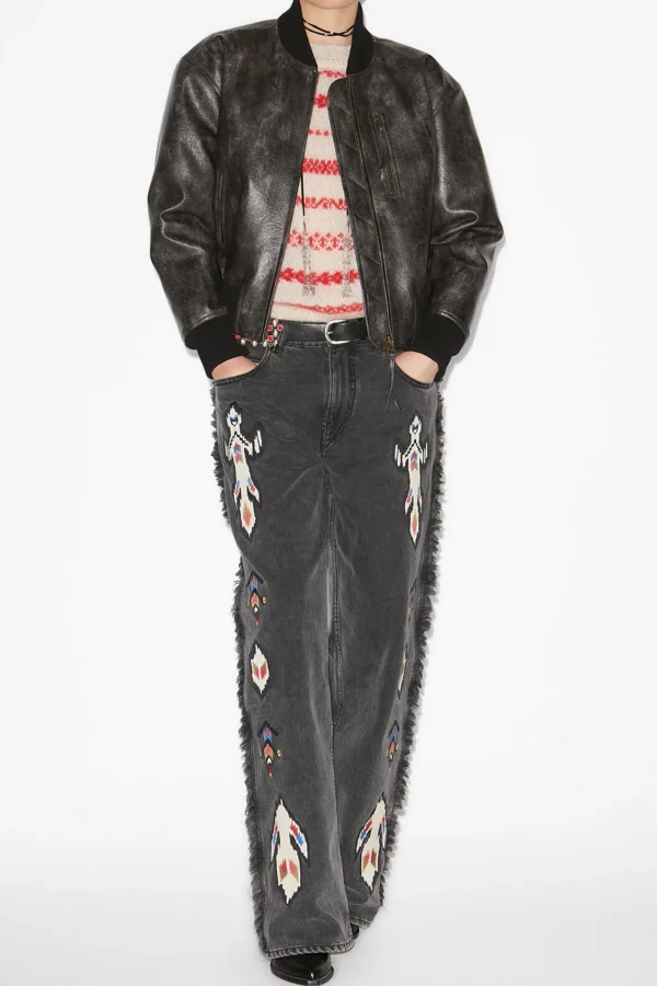 Marant Etoile Jacken & Westen<Jacke Crisley in Faded Black