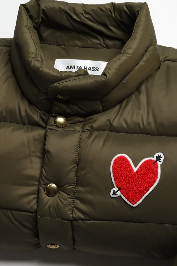 Anita Hass Jacken & Westen<Jacke 'Heart' in Olive