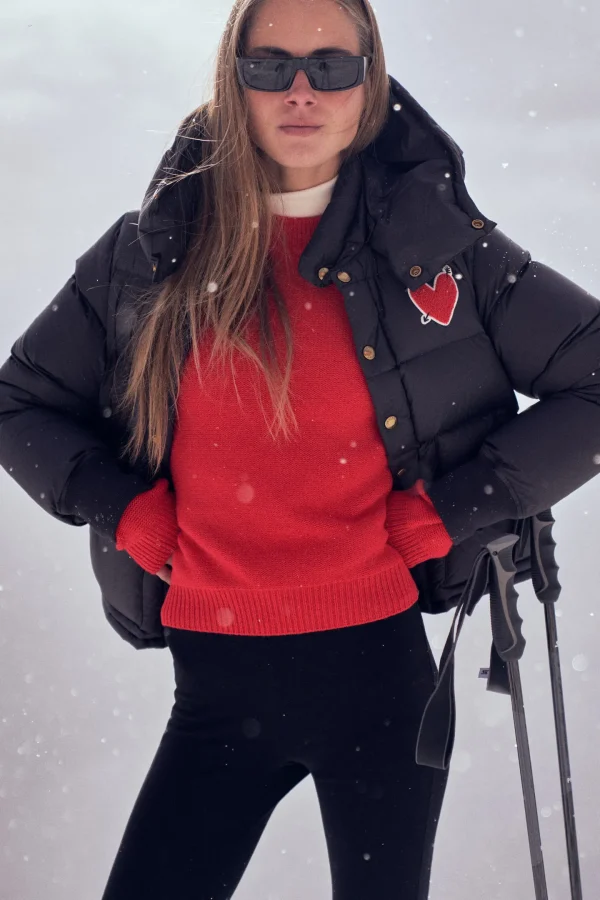Anita Hass Jacken & Westen<Jacke 'Heart' in Schwarz
