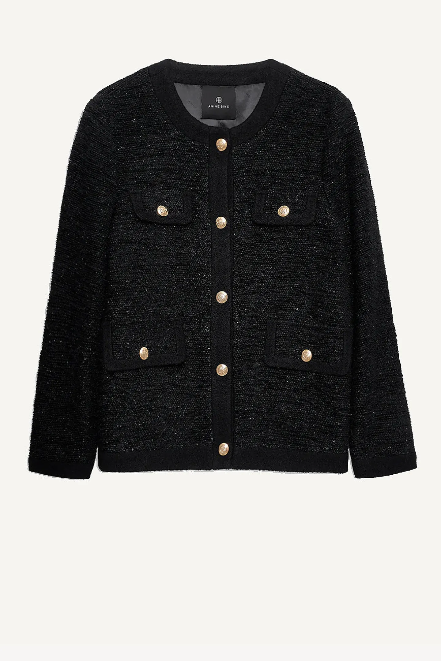 jacke_lydia_in_black_shin_0.webp Anine Bing Jacken & Westen<Jacke Lydia in Black Shine