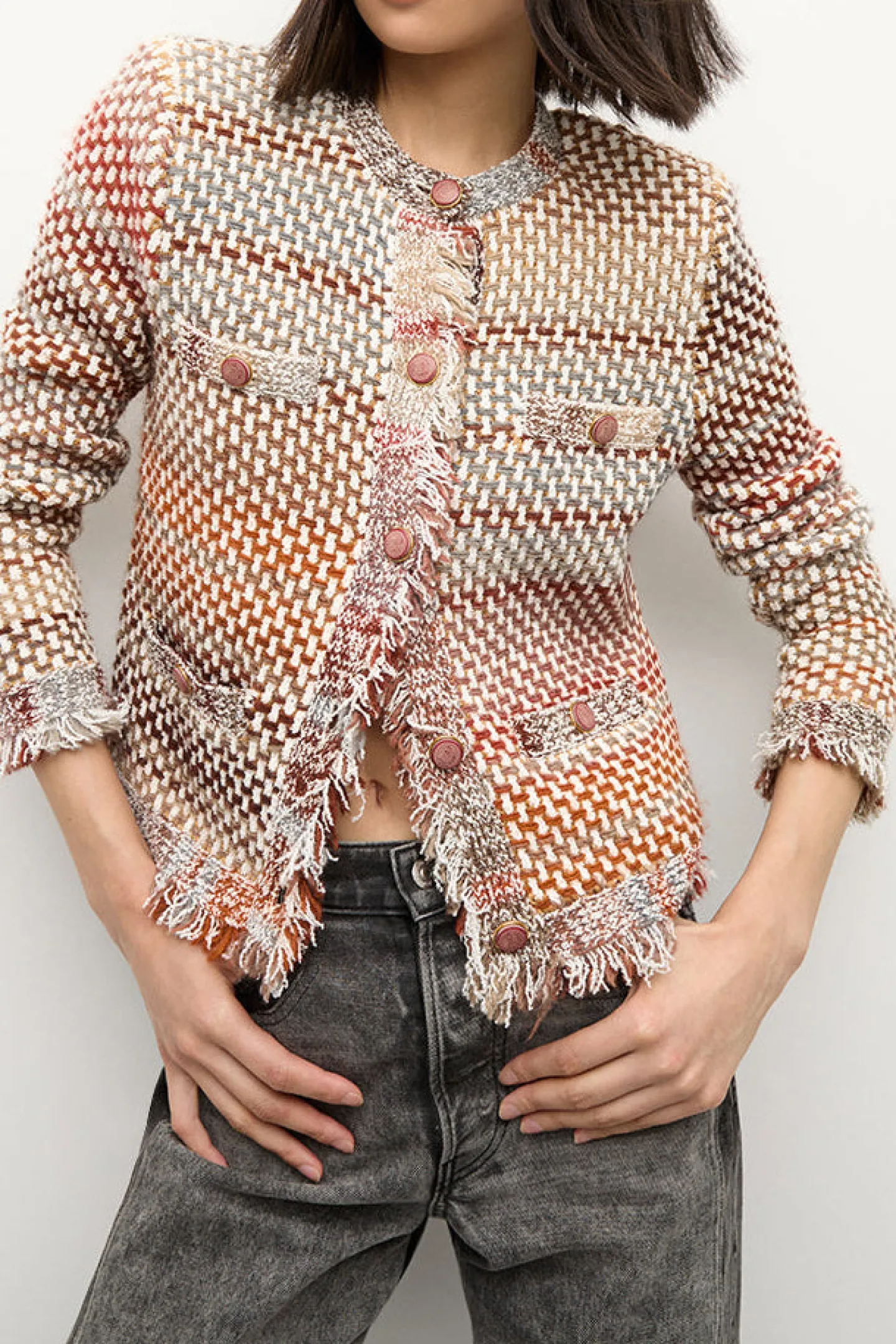 jacke_sariyah_in_red_mult_1.webp Veronica Beard Jacken & Westen<Jacke Sariyah in Red Multi