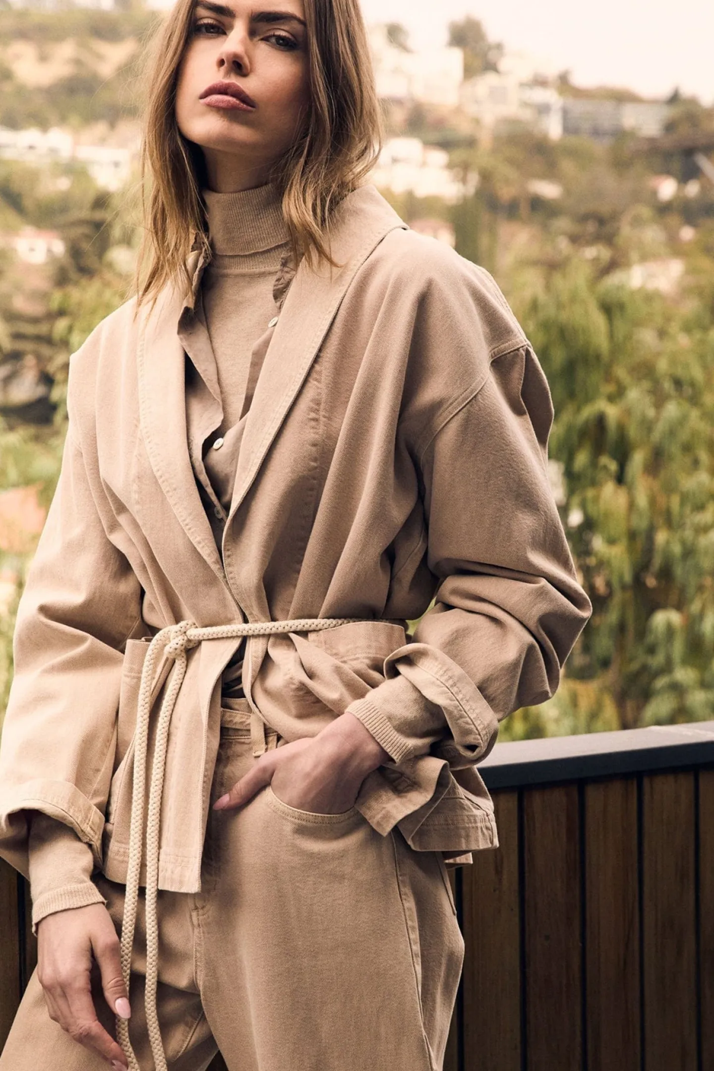 jacke_willis_in_khaki_1.webp Xirena Jacken & Westen<Jacke Willis in Khaki