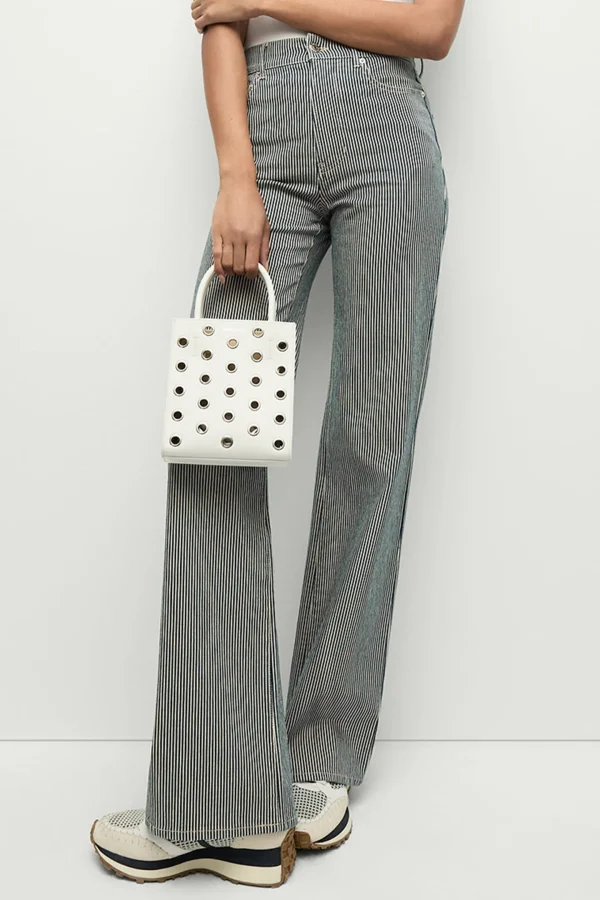 Veronica Beard Hosen & Jumpsuits<Jeans Crosbie High in Solstice Stripe