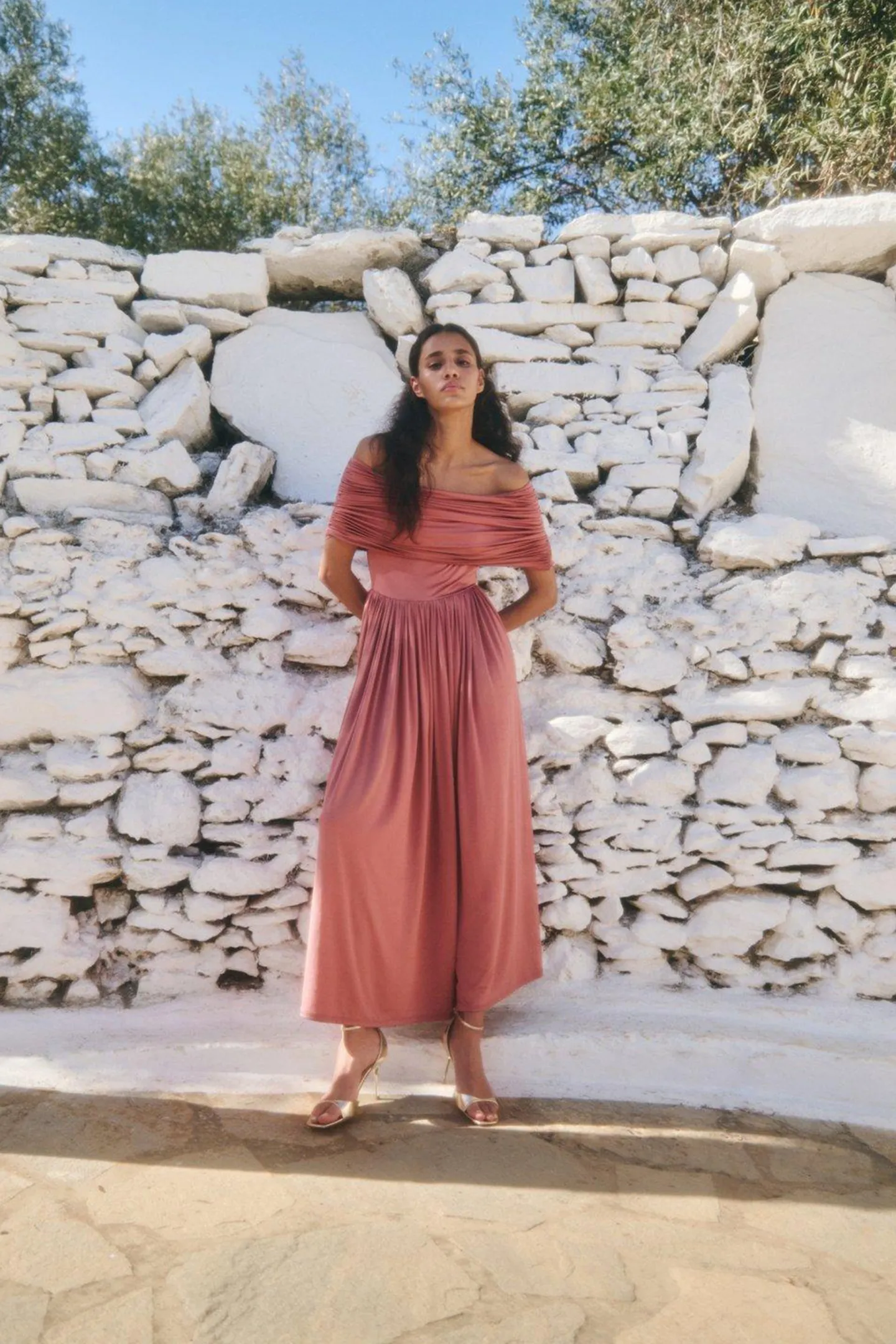 kleid_ariel_in_terracotta_1.webp Malina Kleider<Kleid Ariel in Terracotta