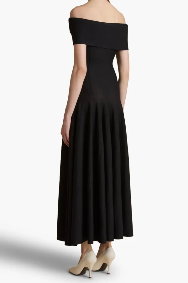Khaite Kleider<Kleid Ava in Schwarz