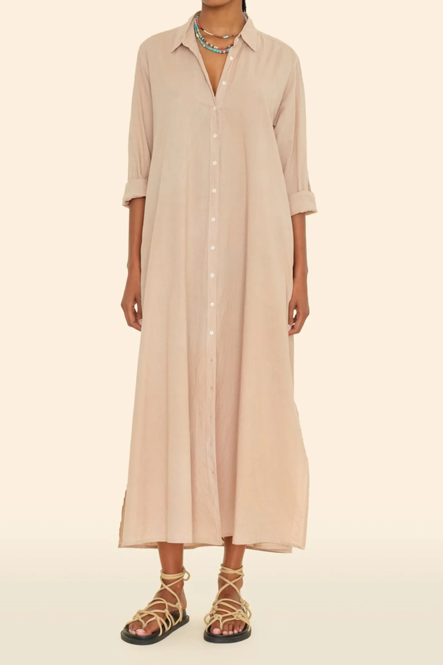 kleid_boden_in_sand_dolla_1.webp Xírena Kleider<Kleid Boden in Sand Dollar
