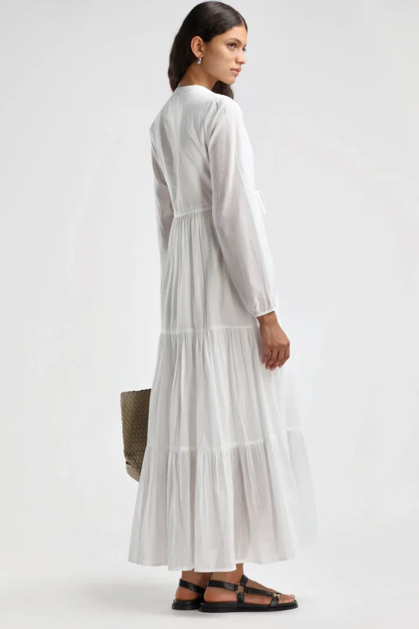 Ladneri Kleider<Kleid d'Azur in Weiß