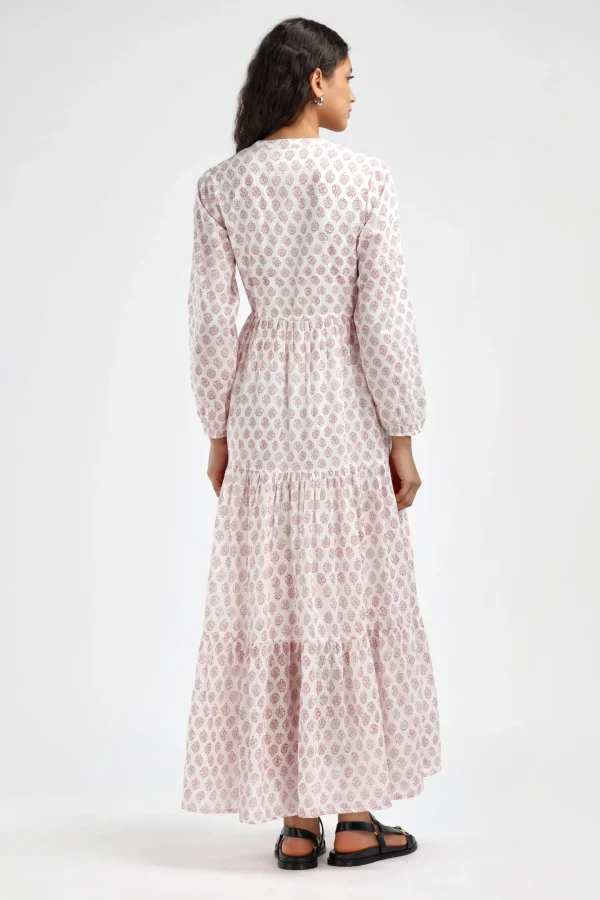 Ladneri Kleider<Kleid d'Azur in Weiß/Rot