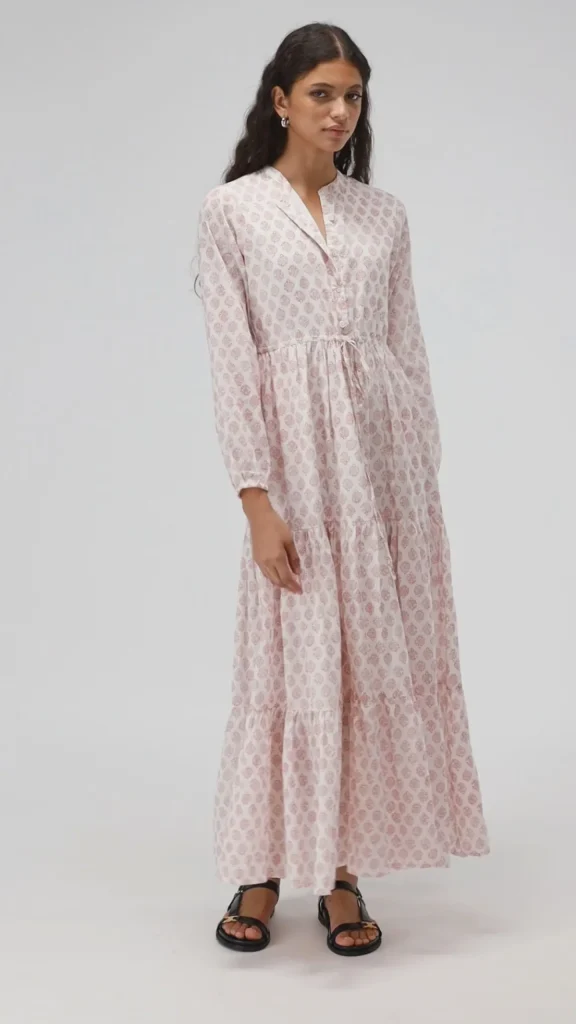 Ladneri Kleider<Kleid d'Azur in Weiß/Rot