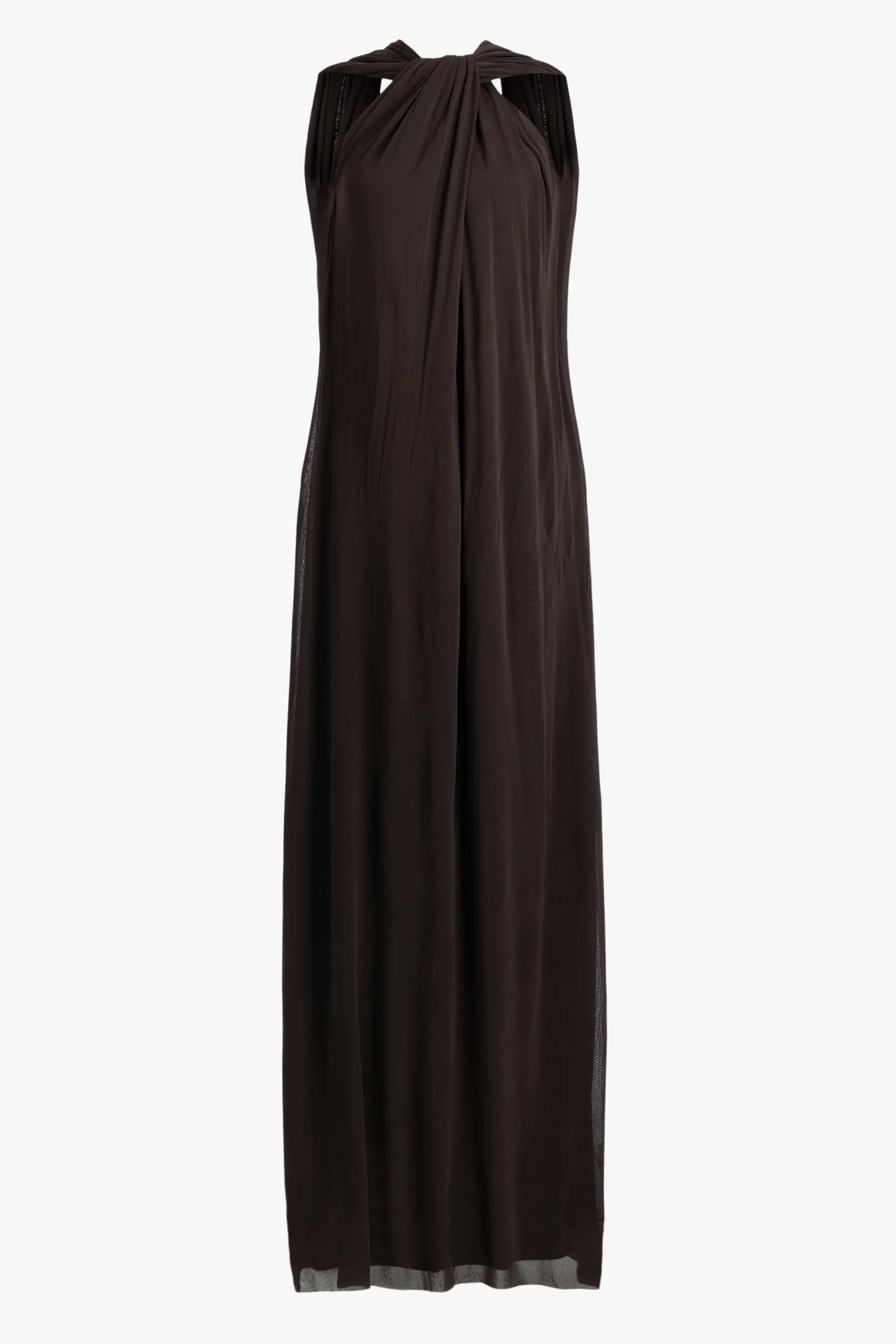 kleid_lightweight_in_choc_0.webp Jil Sander Kleider<Kleid Lightweight in Chocolate Brown