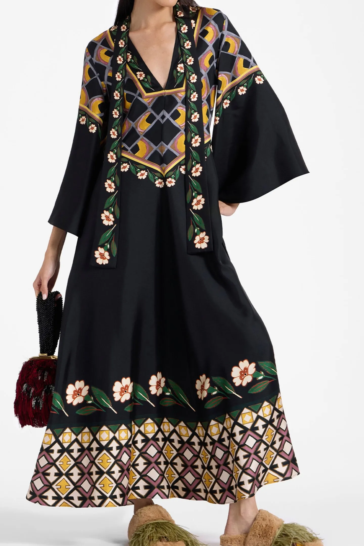 kleid_magnifico_in_schwar_1.webp La Double J Kleider<Kleid Magnifico in Schwarz