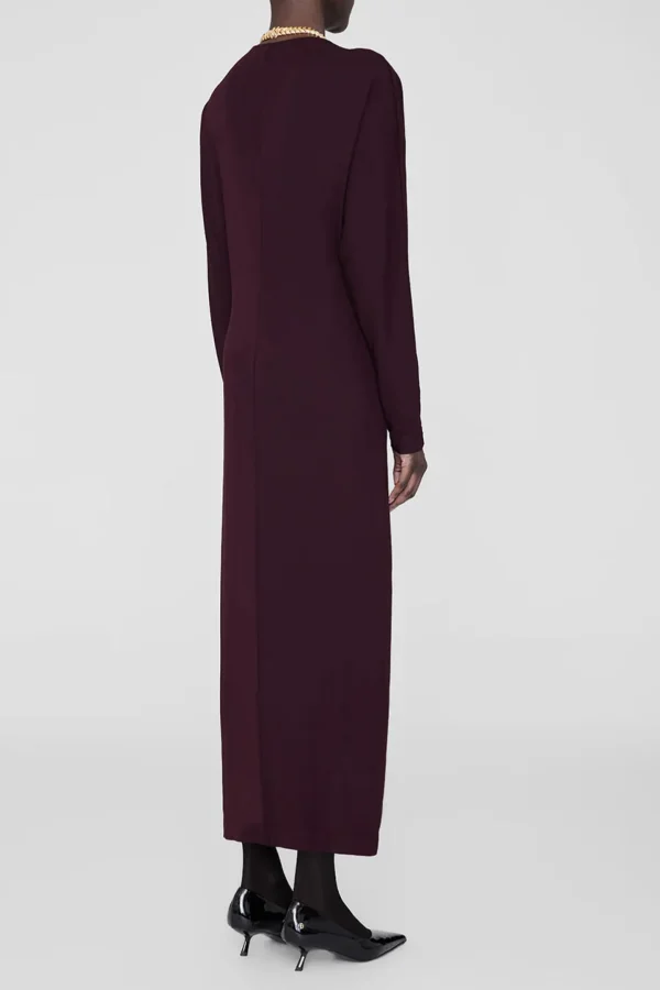 Anine Bing Kleider<Kleid Mathilde in Burgundy
