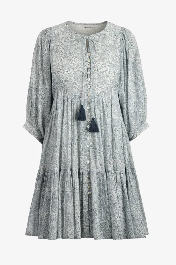 Ladneri Kleider<Kleid Nice in Blau/Weiß