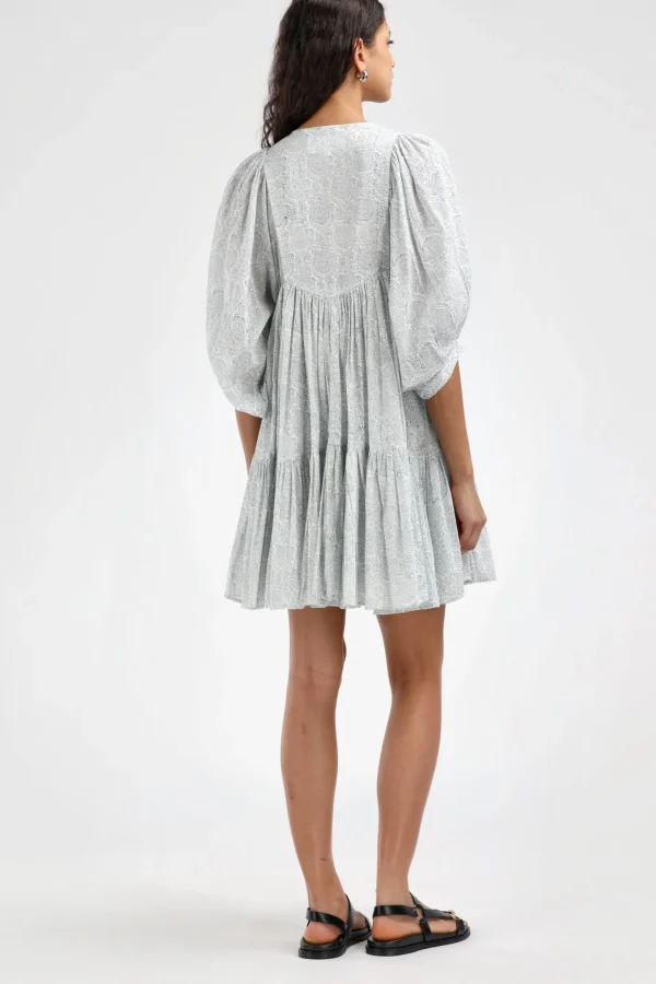 Ladneri Kleider<Kleid Nice in Blau/Weiß