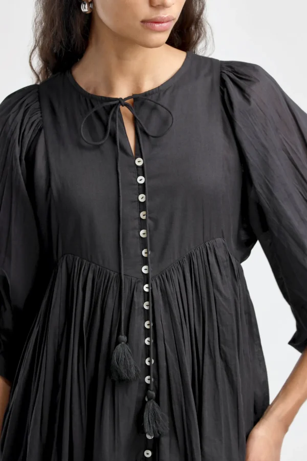 Ladneri Kleider<Kleid Nice in Caviar