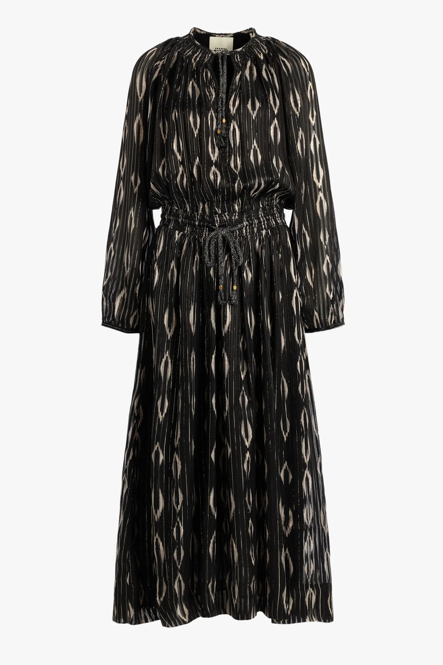 kleid_sana_in_schwarzecru_0.webp Isabel Marant Kleider<Kleid Sana in Schwarz/Ecru