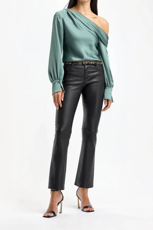 Stouls Hosen & Jumpsuits<Lederhose Dean 22 in Noir