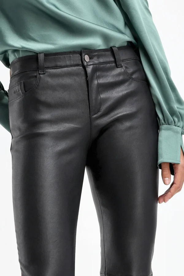 Stouls Hosen & Jumpsuits<Lederhose Dean 22 in Noir