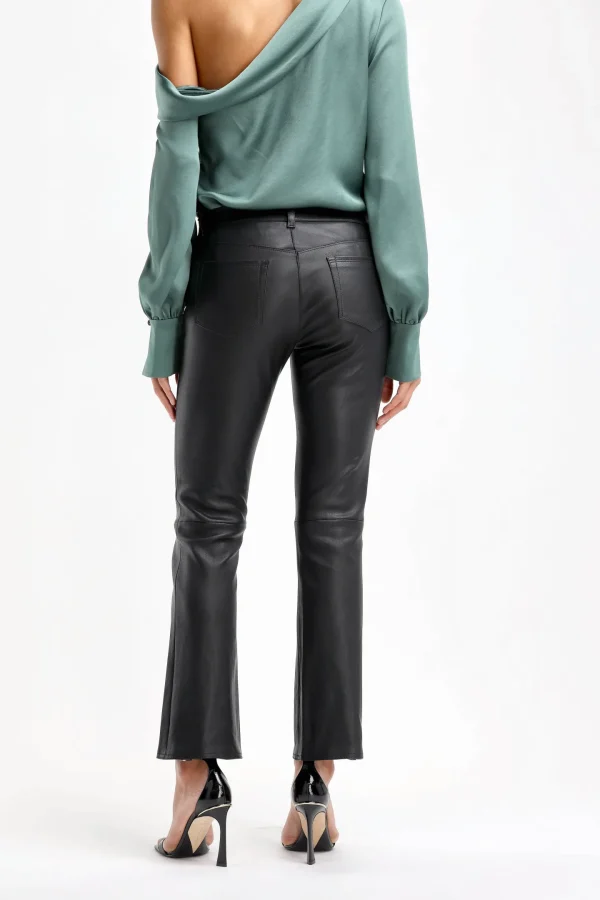 Stouls Hosen & Jumpsuits<Lederhose Dean 22 in Noir