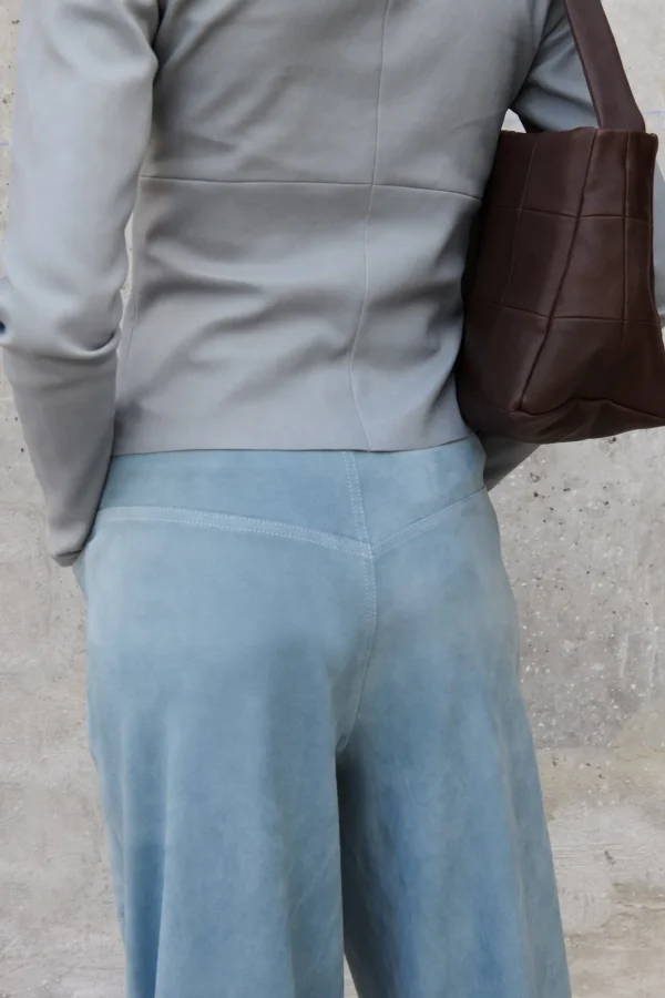 Stouls Hosen & Jumpsuits<Lederhose Mytheo in Aquamarine