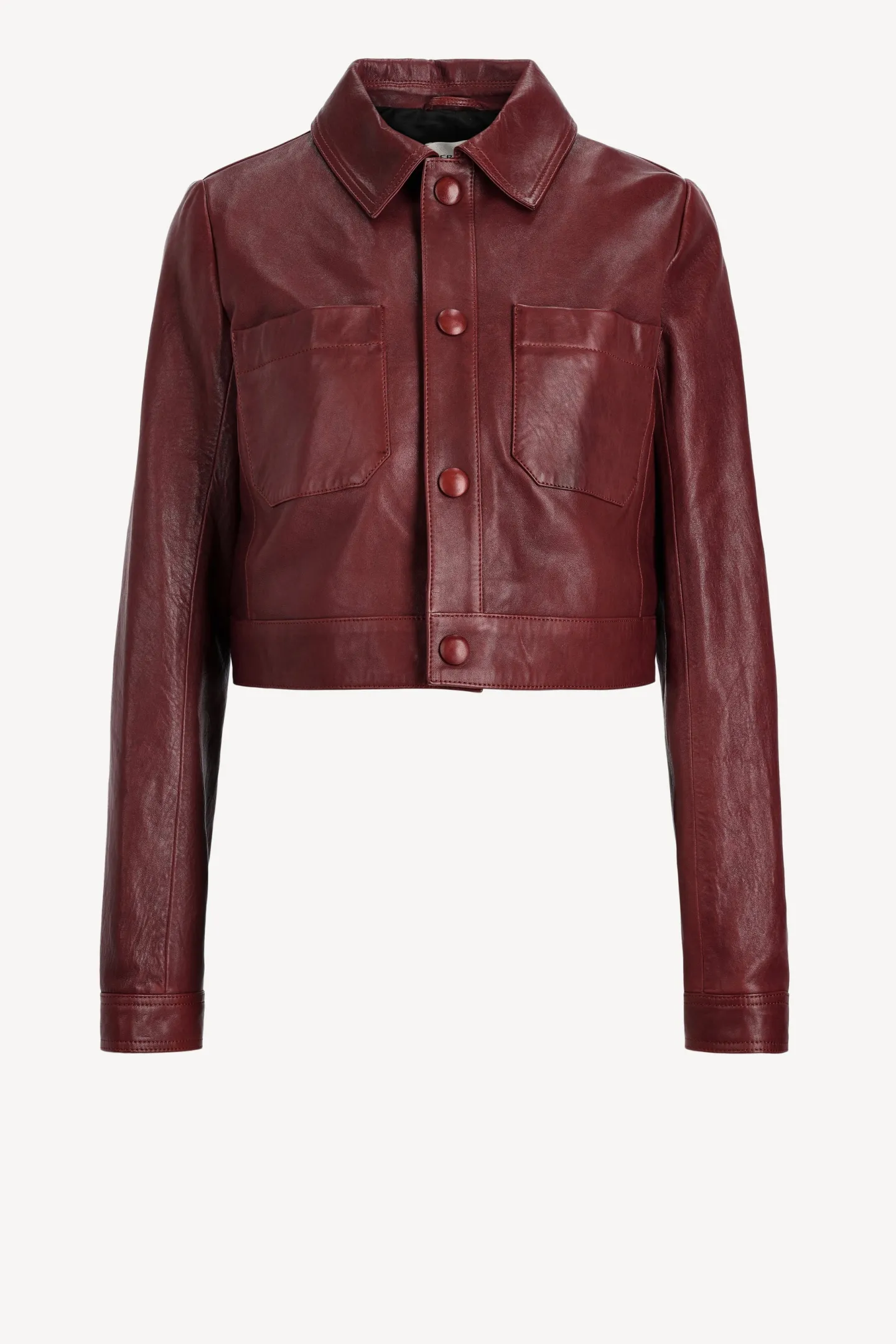 lederjacke_in_syrah_red_0.webp Frame Jacken & Westen<Lederjacke in Syrah Red
