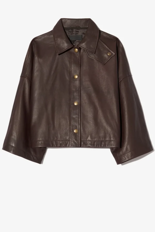 Nili Lotan Jacken & Westen<Lederjacke Ines in Dark Brown