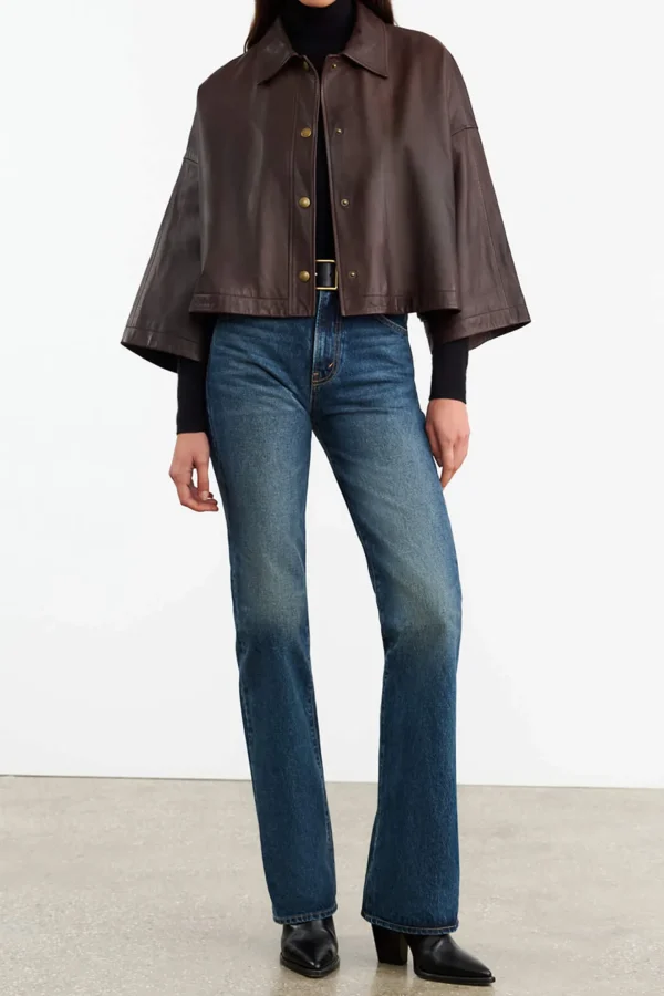 Nili Lotan Jacken & Westen<Lederjacke Ines in Dark Brown