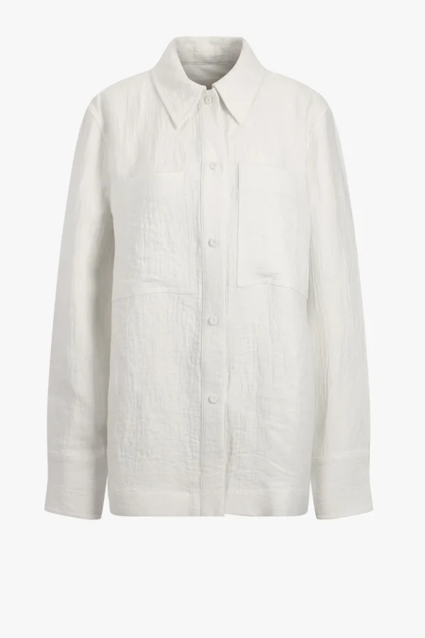Jil Sander Blusen & Tops<Leinenbluse in Latte