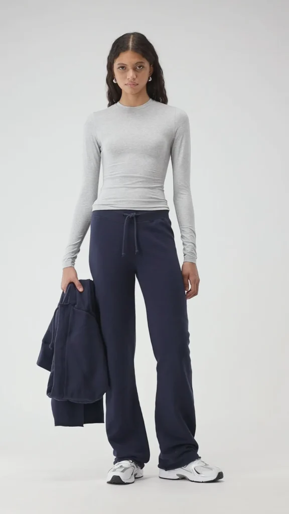 Ladneri Shirts, Tank Tops & Longsleeves<Longsleeve Arene in Grey Melange