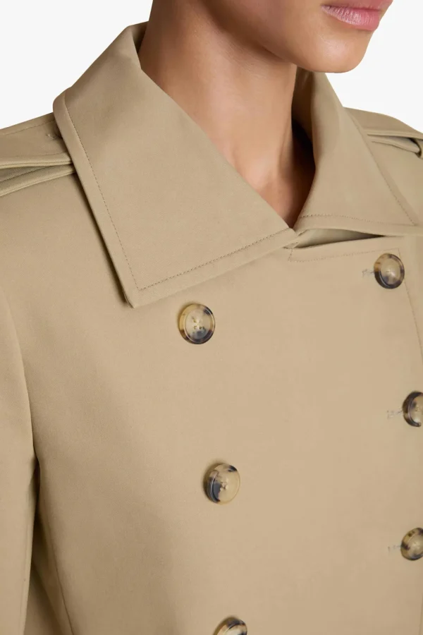 Khaite Mäntel<Mantel Mallory in Khaki