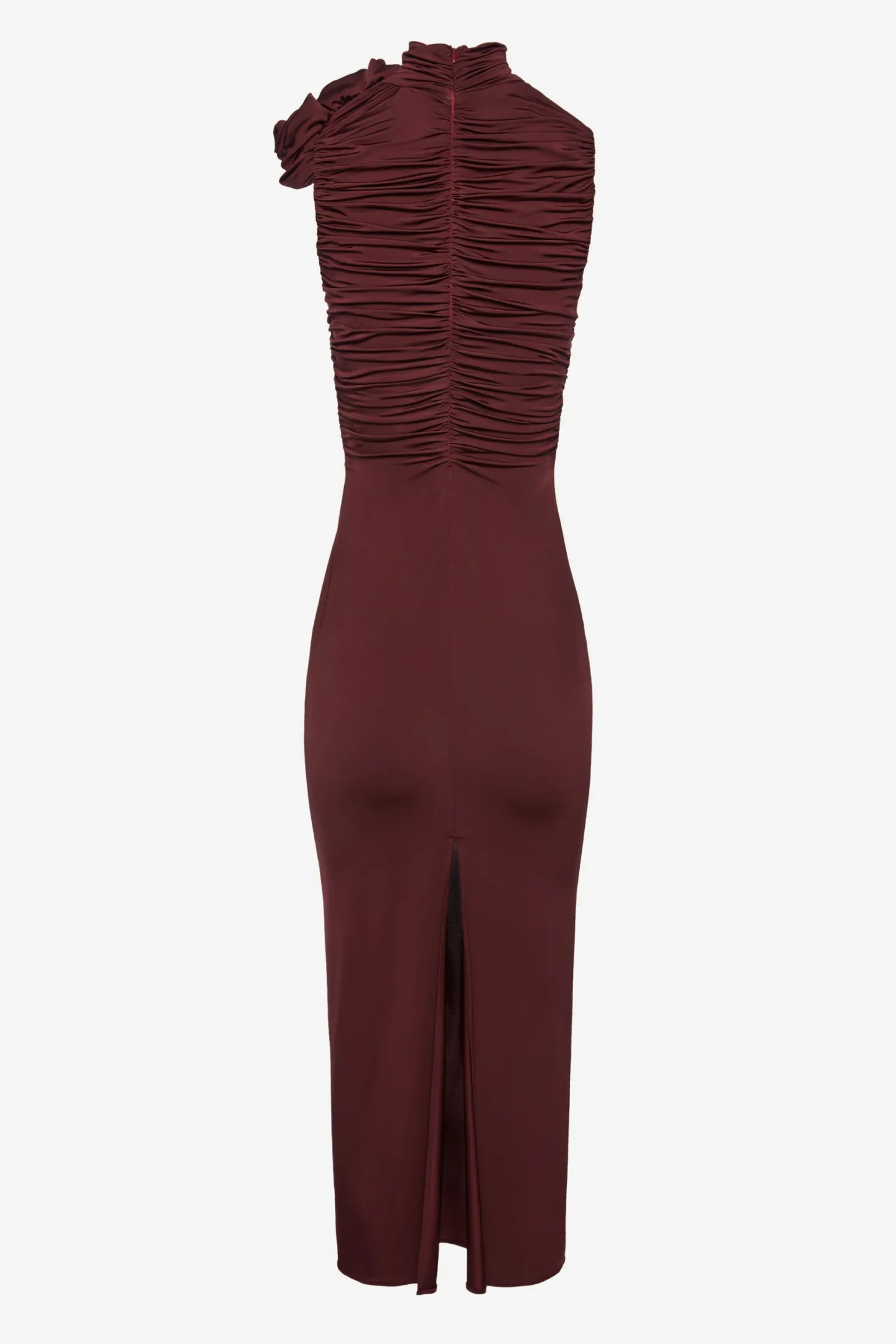 midikleid_ruched_in_borde_2.webp Magda Butrym Kleider<Midikleid Ruched in Bordeaux