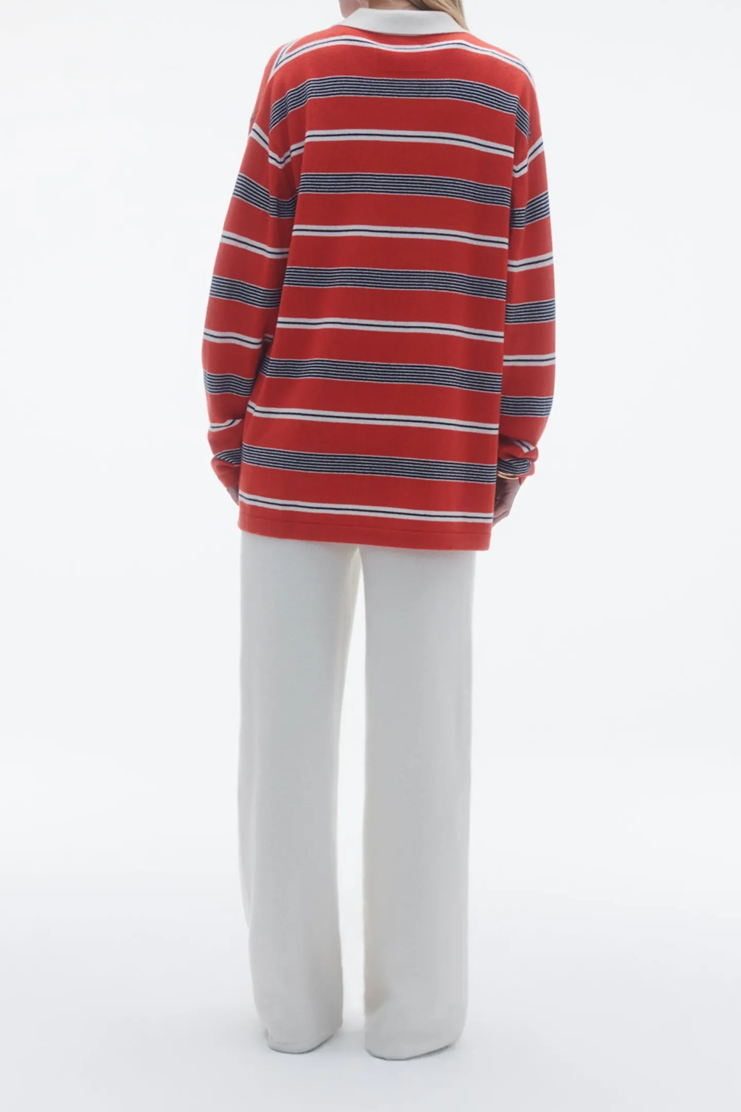 poloshirt_rugby_in_cherry_4.webp Guest in Residence Shirts, Tank Tops & Longsleeves<Poloshirt Rugby in Cherry