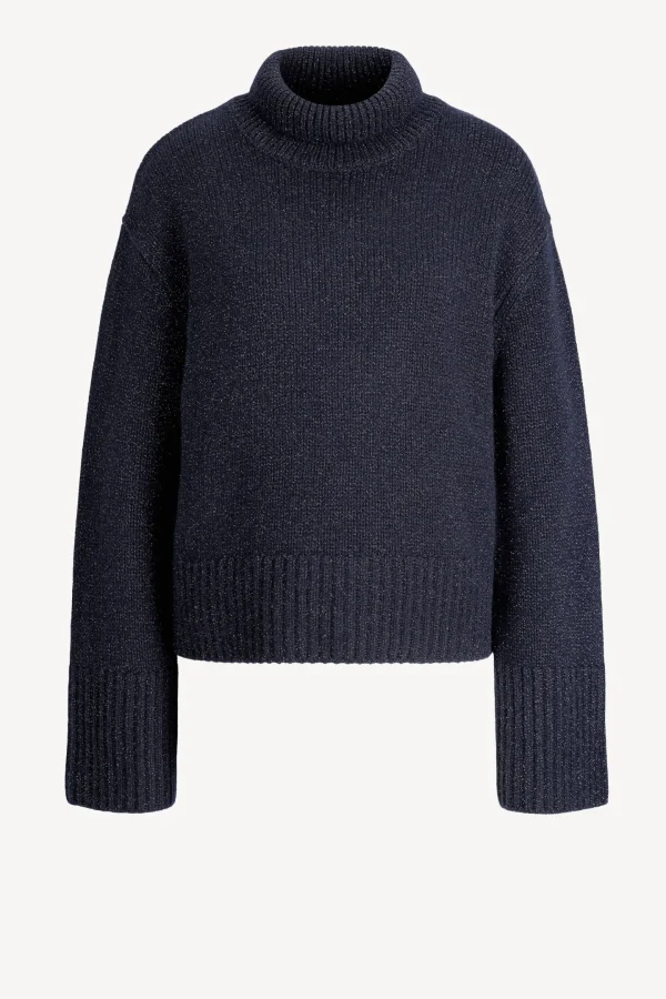Lisa Yang Pullover<Pullover Fleur Sparkle in Navy